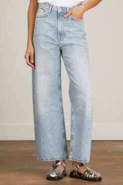 Samsoe Samsoe Shelly Jean In Frozen Stud 9 Samsoe Samsoe Shelly Jean In Frozen Stud -ULLA JOHNSON Shop samsoe shelly jean in frozen stud 2