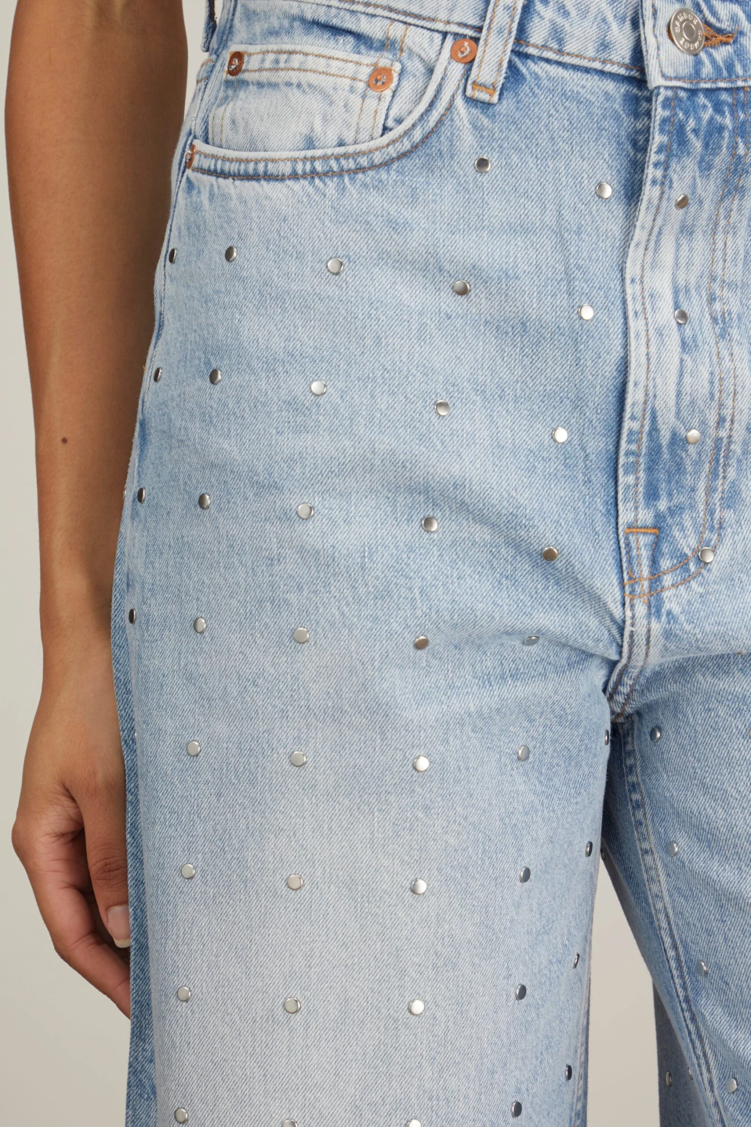 Samsoe Samsoe Shelly Jean In Frozen Stud 7 Samsoe Samsoe Shelly Jean In Frozen Stud - Image 5