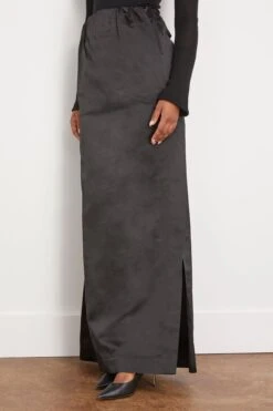 Gilda Lunga Skirt In Black -ULLA JOHNSON Shop sasuphi GildaLungaSkirtinBlack 2