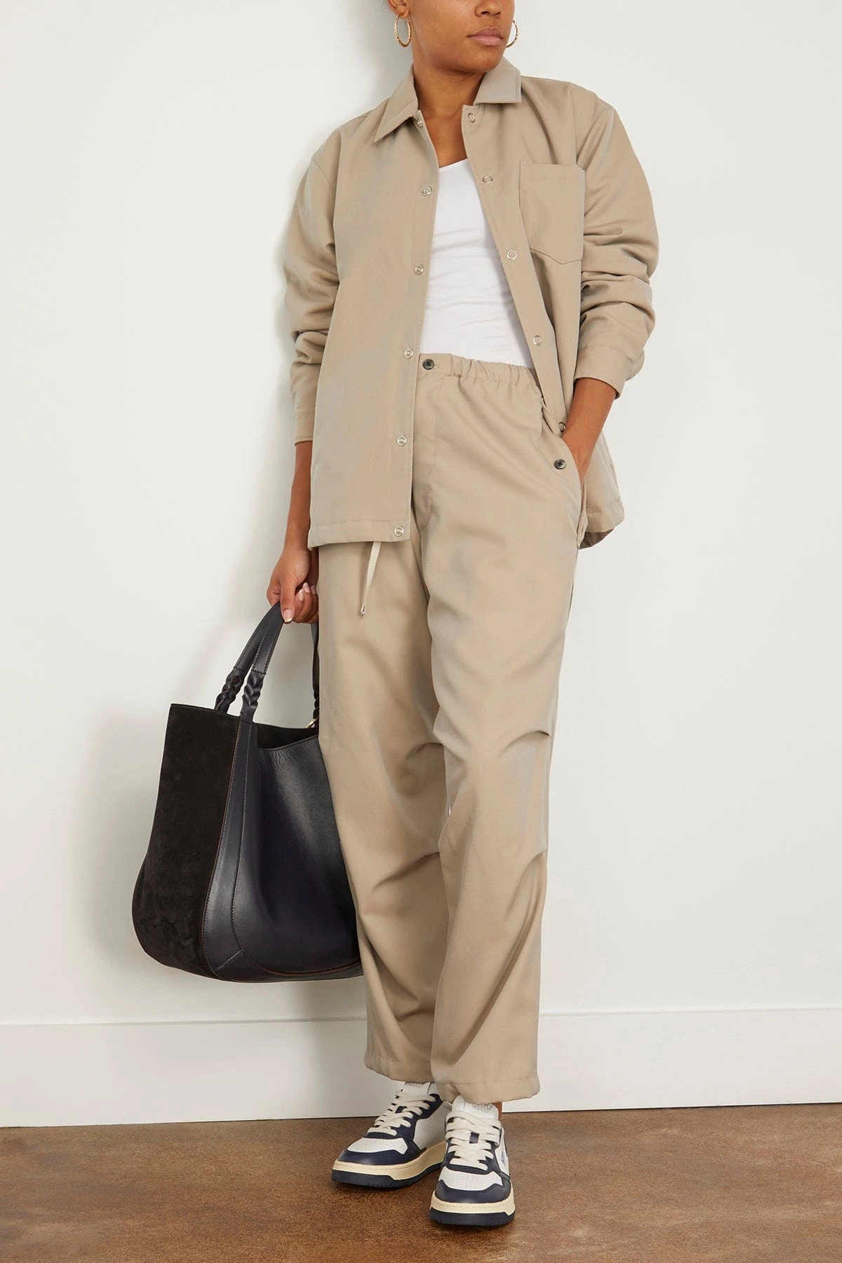 Padded Coach Shirt In Sand Beige 4 Padded Coach Shirt In Sand Beige - Image 2