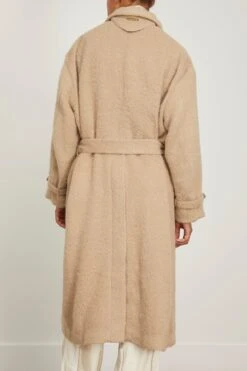 Reversible Coat In Camel -ULLA JOHNSON Shop tanaka ReversibleCoatinCamel 3