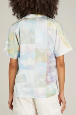 Southern French Shirt In Under The Water -ULLA JOHNSON Shop tanaka SouthernFrenchShirtinUndertheWater 3