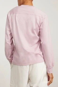 The Long Sleeve Tee In Lavender -ULLA JOHNSON Shop tanaka TheLongSleeveTeeinLavender 3