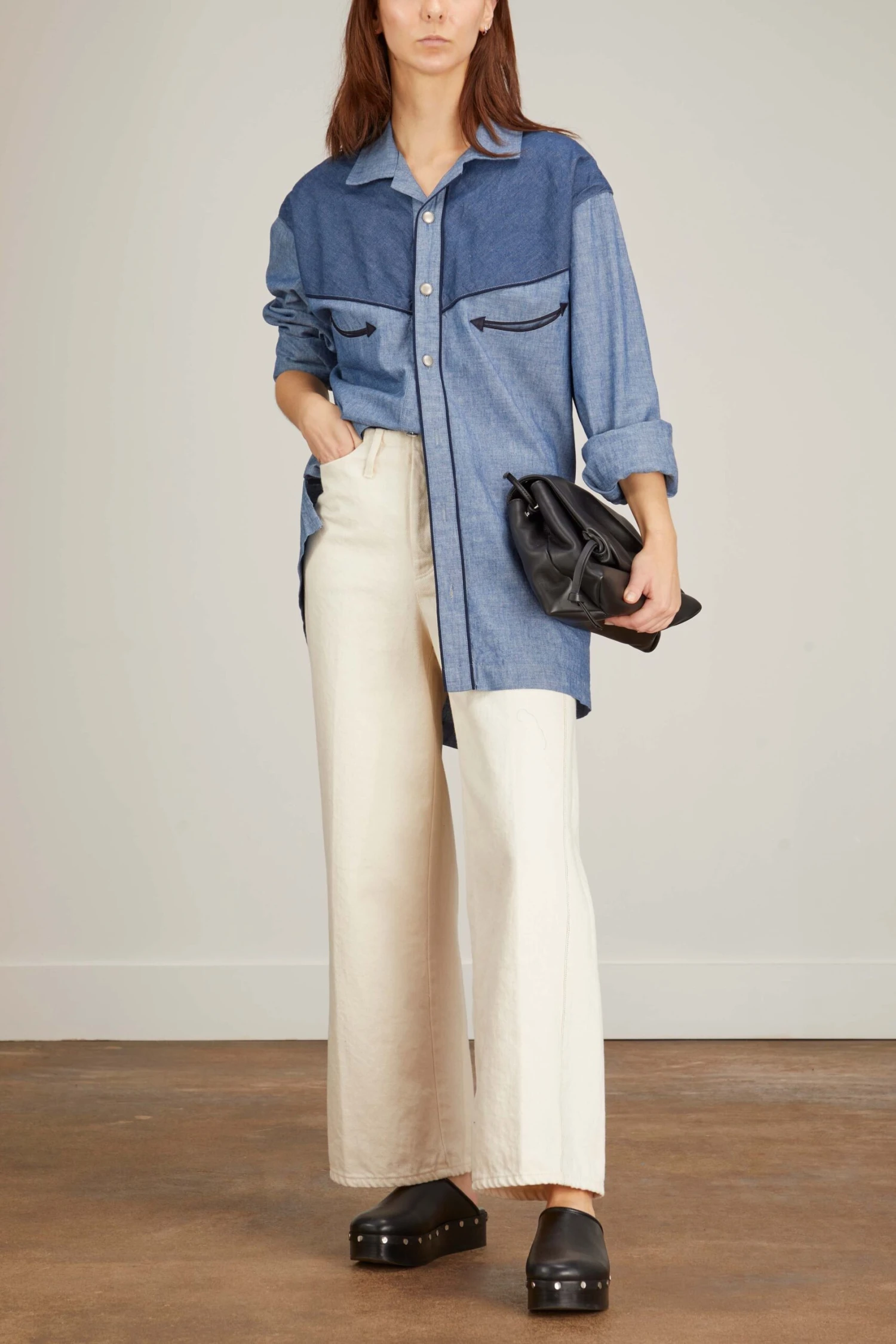 The Selvedge Jean Trouser In Rinsed Raw White 4 The Selvedge Jean Trouser In Rinsed Raw White - Image 2