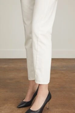 Toteme Twisted Seam Denim Jean In Off White -ULLA JOHNSON Shop toteme twisted seam denim jean in off white 4