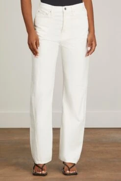 Toteme Twisted Seam Full Length Jean In Off White 8 Toteme Twisted Seam Full Length Jean In Off White -ULLA JOHNSON Shop toteme twisted seam full length jean in off white 2