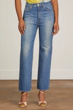 The Emerald Jean In 3 Year -ULLA JOHNSON Shop tu es mon tresor the emerald jean in 3 year 2