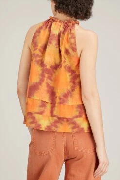ULLA JOHNSON Wilda Top In Red Topaz -ULLA JOHNSON Shop ulla johnson wilda top in red topaz 3
