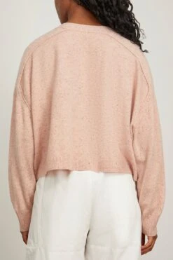 Vanessa Bruno Venezuela Pullover In Rose -ULLA JOHNSON Shop vanessabruno VenezuelaPulloverinRose 3