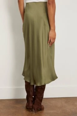 Audrina Skirt In Serpentine -ULLA JOHNSON Shop xirena AudrinaSkirtinSerpentine 3