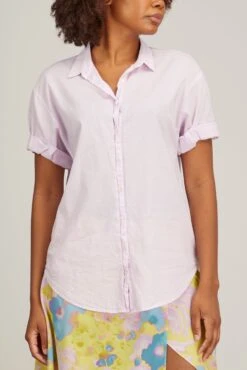 Channing Shirt In Magnolia 8 Channing Shirt In Magnolia -ULLA JOHNSON Shop xirena ChanningShirtinMagnolia 2