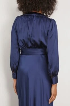 Charlotte Shirt In Star Sapphire -ULLA JOHNSON Shop xirena CharlotteShirtinStarSapphire 3