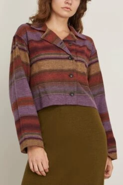 Haven Jacket In Lavender Sand -ULLA JOHNSON Shop xirena HavenJacketinLavenderSand 2