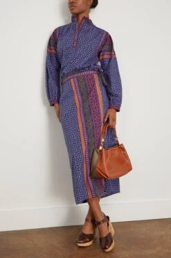 Izzie Top In Sahara Night -ULLA JOHNSON Shop xirena IzzieTopinSaharaNight 1