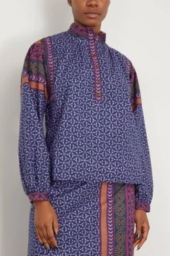 Izzie Top In Sahara Night -ULLA JOHNSON Shop xirena IzzieTopinSaharaNight 2