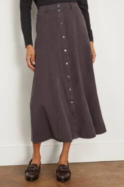 Spence Skirt In Vintage Black -ULLA JOHNSON Shop xirena SpenceSkirtinVintageBlack 2